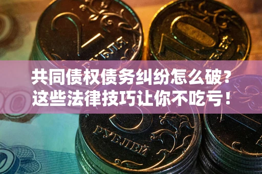 北京共同债权债务纠纷怎么破？这些法律技巧让你不吃亏！