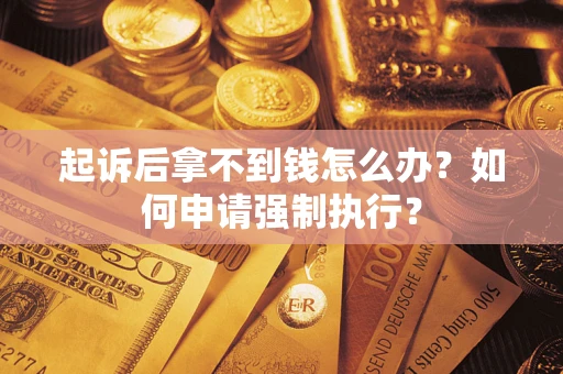 北京起诉后拿不到钱怎么办？如何申请强制执行？