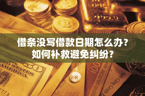 北京借条没写借款日期怎么办？如何补救避免纠纷？