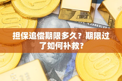 北京担保追偿期限多久？期限过了如何补救？