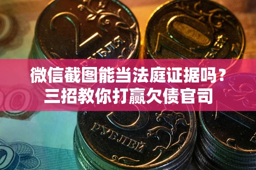 北京微信截图能当法庭证据吗？三招教你打赢欠债官司